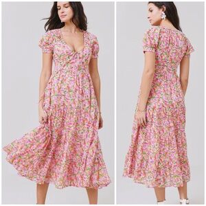 NWT Banjanan mini bloom rose Norma dress